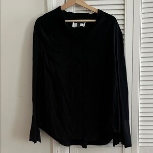 Banana Republic Black Button Down Shirt